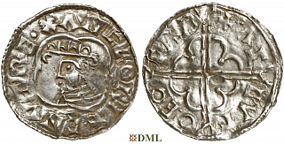 Денарий, Англия, Cnut (1016-1035), м.д. York, монетарий Asgut, North 781