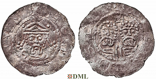 Денарий, Германия, Нижняя Лотарингия, Gf. Egbert II (1068-1090), м.д. Dokkum, Ilisch 2000, 22.5