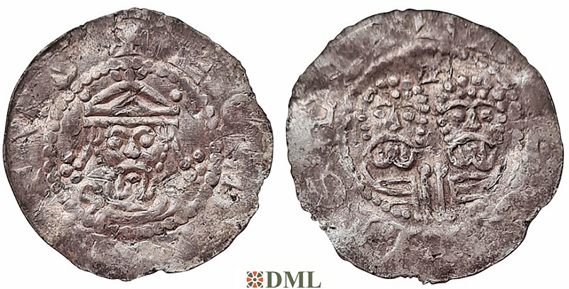Денарий, Германия, Нижняя Лотарингия, Gf. Egbert II (1068-1090), м.д. Dokkum, Ilisch 2000, 22.5