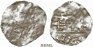 Денарий, Германия, Нижняя Лотарингия, Heinrich II (1002-1024), м.д. Maastricht, Ilisch 2014, 40.7