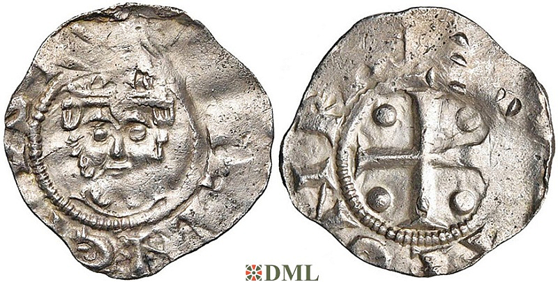Денарий, Германия, Нижняя Лотарингия, Heinrich III (1039-1046), м.д. Duisburg, Dbg. 727 