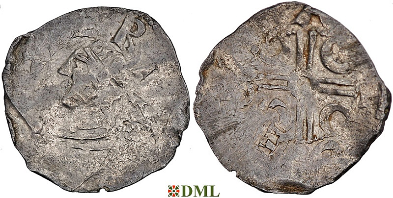 Денарий, Германия, Нижняя Лотарингия, Albert II (1031-1063), м.д. Dinant, Ilisch 2014, 30.7