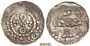 Денарий, Германия, Нижняя Лотарингия, Anonymous bishop, м.д. Koln