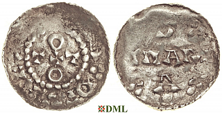 Денарий, Германия, Нижняя Лотарингия, Anonymous bishop, м.д. Koln