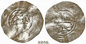 Денарий, Польша, Mieszko II (1013-1025)