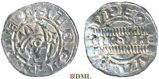 Денарий, Германия, Нижняя Лотарингия, Bruno III (1050-1057), м.д. Leeuwarden, Ilisch 2000, 21.14