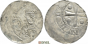Денарий, Германия, Франкония, Heinrich III (1039-1056), м.д. Worms, Dbg. 846