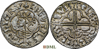 Денарий, Англия, Cnut (1016-1035), м.д. Buckingham, монетарий Leofric, North 781