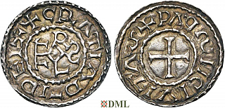 Денарий, Каролинги, Charles le Chauve (840-877)