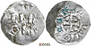 Денарий, Германия, Нижняя Лотарингия, Wichmann III (994-1016), Unknown mints, Ilisch 2000, 20.2