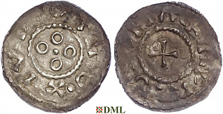 Денарий, Германия, Швабия, Burchard III (954-973), м.д. Breisach, Dbg. 2169