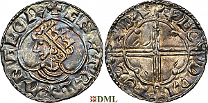 Денарий, Англия, Cnut  (1016-1035), м.д. Lydford, монетарий Godric, North 781