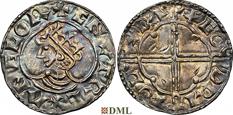 Денарий, Англия, Cnut  (1016-1035), м.д. Lydford, монетарий Godric, North 781