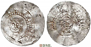 Денарий, Германия, Франкония, B. Arnold (1044-1065), м.д. Worms, Dbg. 851