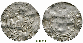 Денарий, Германия, Саксония, Heinrich IV (1056-1106), м.д. Dortmund, Dbg. 761
