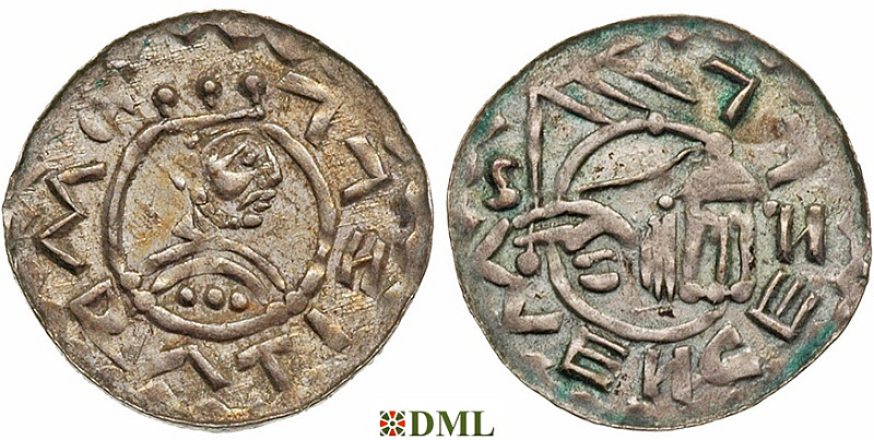 Денарий, Чехия, Богемия, Vratislav II (1061-1092), Šmerda 1996, 165