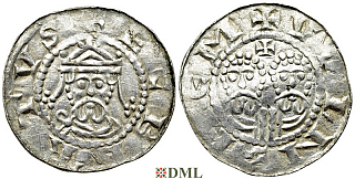 Денарий, Германия, Нижняя Лотарингия, Gf. Egbert II (1068-1090), м.д. Winsum, Ilisch 2000, 22.8