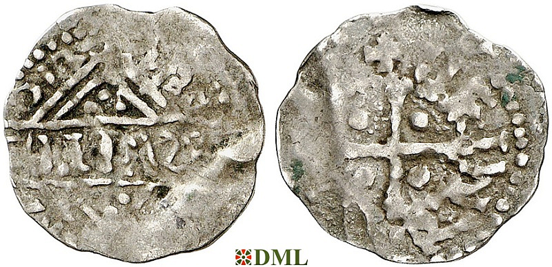 Денарий, Германия, Нижняя Лотарингия, Heinrich IV (1056-1084), м.д. Antwerpen, Ilisch 2014, 26.5
