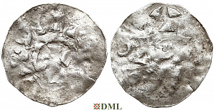 Денарий, Германия, Нижняя Лотарингия, Anonymous bishop, м.д. Koln
