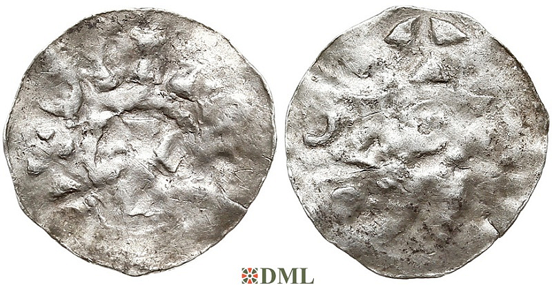 Денарий, Германия, Нижняя Лотарингия, Anonymous bishop, м.д. Koln