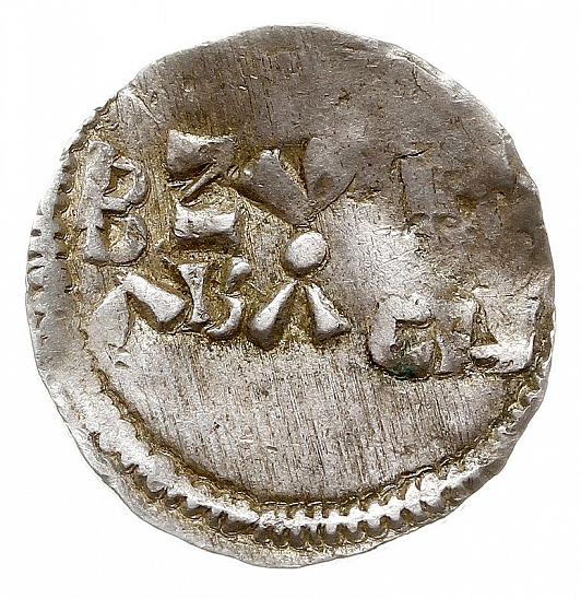 Денарий, Германия, Швабия, K. Otto II (973-983), м.д. Strassburg, Dbg. 912