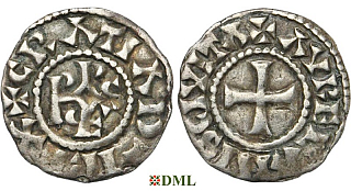 Денье, Каролинги, Charles le Chauve (840-877), м.д. Orléans, Depeyrot 727