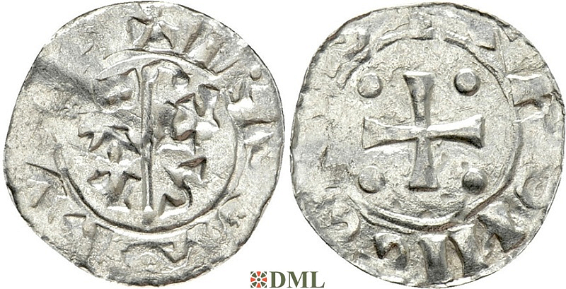 Денарий, Германия, Нижняя Лотарингия, B. Bernold (1040-1054), м.д. Groningen, Ilisch 2000 18.3