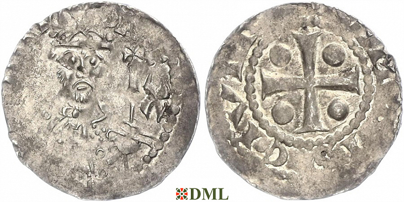 Денарий, Германия, Франкония, Heinrich III (1039-1056), м.д. Speyer. Dbg. 831