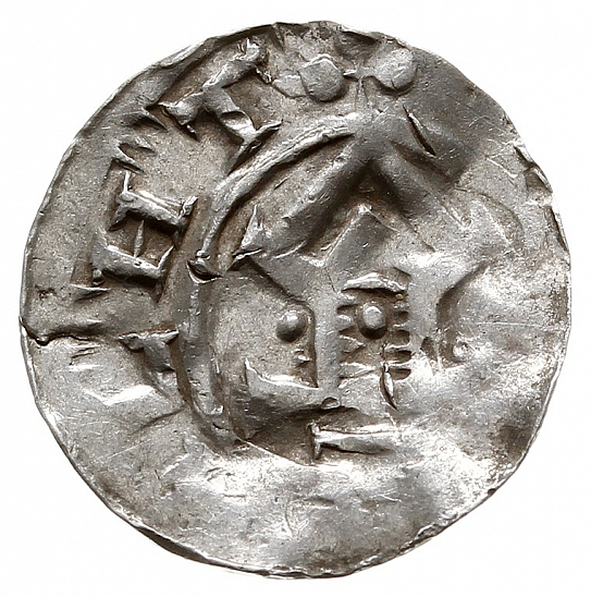 Денарий, Германия, Саксония, Нижняя Саксония, Otto III (983-1002), м.д. Goslar, type OAP