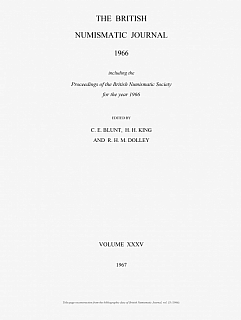 Lyon C. S. S. The Significance of the Sack of Oxford in 1009/1010 for the Chronology of the Coinage of Æthelred II / British Numismatic Journal 35 (1966), pp. 34–37.