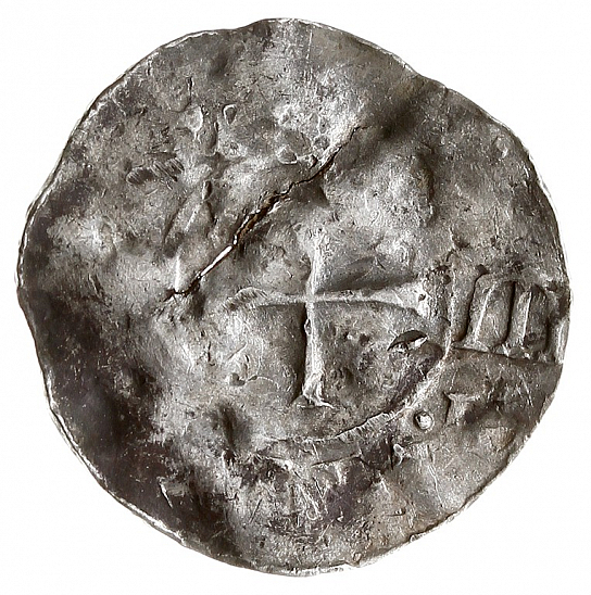Денарий, Германия, Саксония, Нижняя Саксония, Otto III (983-1002), м.д. Goslar, type OAP