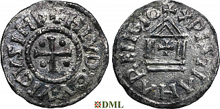 Денье, Каролинги, Louis le Pieux (814-840), Unknown mints, Depeyrot 1179