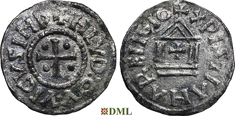 Денье, Каролинги, Louis le Pieux (814-840), Unknown mints, Depeyrot 1179