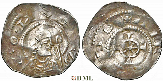 Денарий, Германия, Нижняя Лотарингия, Konrad (1076-1099), м.д. Deventer, Ilisch 2000, 1.31