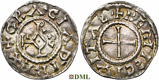 Денье, Каролинги, Charles le Chauve (840-877), м.д. Reims, Depeyrot 834