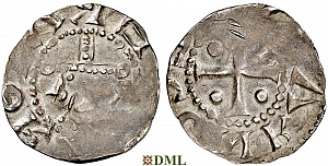 Денарий, Германия, Саксония, Konrad II (1024-1039), м.д. Dortmund, Dbg. 754