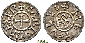 Денье, Каролинги, Charles le Chauve (840-877), м.д. Melle, Depeyrot 627