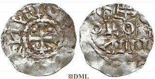 Денарий, Германия, Нижняя Лотарингия, K. Heinrich II (1014-1024), м.д. Koln