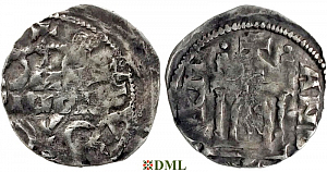 Денарий, Германия, Верхняя Лотарингия, Konrad II (1027-1039), м.д. Andernach, Dbg. 446