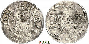 Денарий, Германия, Нижняя Лотарингия, Konrad II (1027-1039), м.д. Nijmegen-Tiel, Ilisch 2000, 8.17