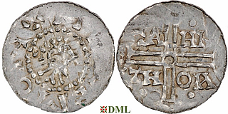 Денарий, Германия, Нижняя Лотарингия, Hermann von Kalvelage (1020-1051), м.д. Emden, Dbg. 772