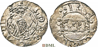 Денарий, Германия, Нижняя Лотарингия, Gf. Floris I (1049-1061), м.д. Leiden, Ilisch 2000 12.1