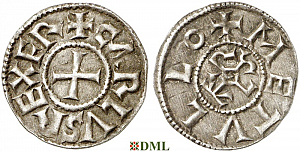 Денье, Каролинги, Charlemagne (768-814), м.д. Melle