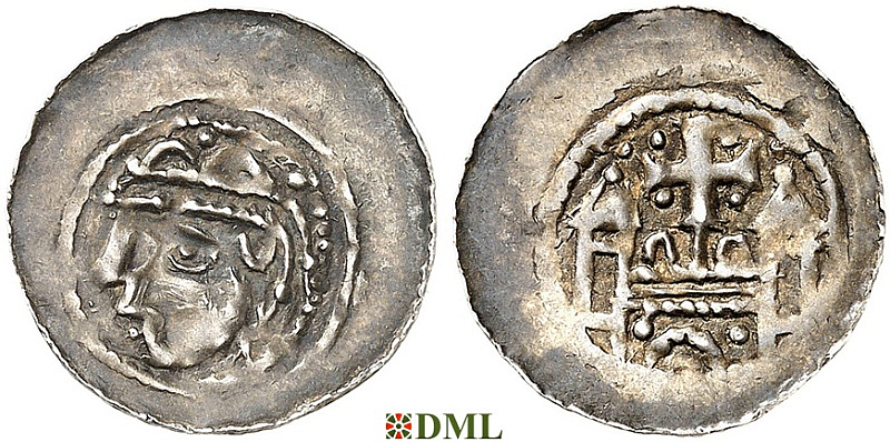 Денарий, Германия, Саксония, Adalbert von Ballenstedt (1059-1080), unknown mints