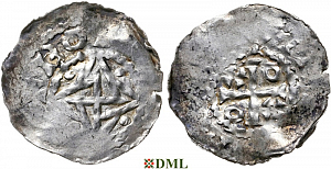 Денарий, Германия, Нижняя Лотарингия, Balduin V (1036-1067), м.д. Arras, Ilisch 2014, 6.8