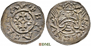 Денарий, Чехия, Богемия, Břetislav I (1034-1055), Šmerda 1996, 145b