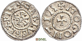 Денье, Каролинги, Charlemagne (768-814), м.д. Mayence, Depeyrot 579