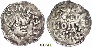 Денарий, Германия, Нижняя Лотарингия, Konrad II (1027-1039), м.д. Huy, Ilisch 2014, 33.9