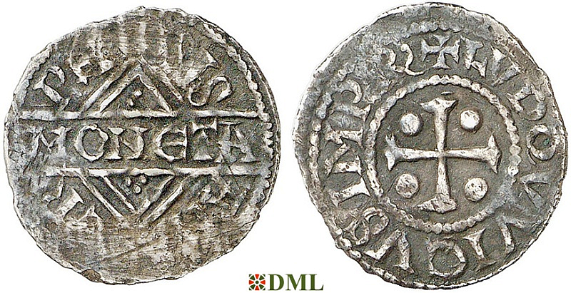 Денарий, Германия, Нижняя Лотарингия, Anonymous bishop, м.д. Antwerpen, Ilisch 2014, 26.3.1