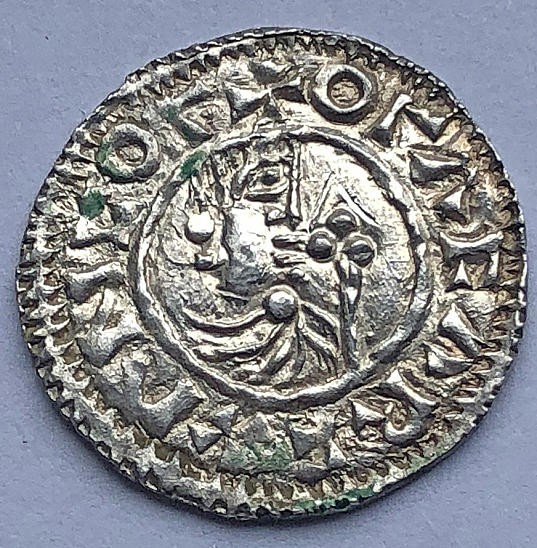 Денарий, Швеция, Olaf Skötkonung (995-1021), м.д. Sigtuna, Malmer 